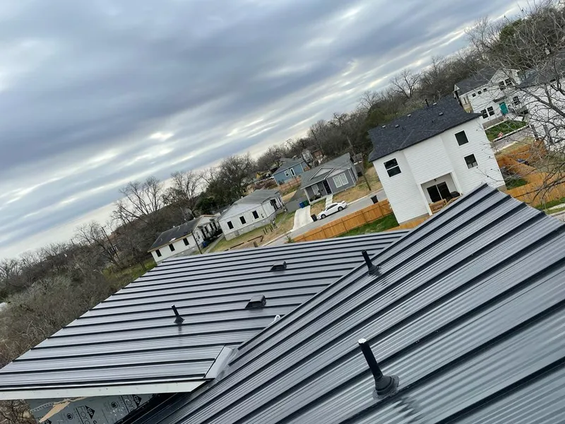 Standing seam metal roof panels with vents for Skylight Repair in Lanham